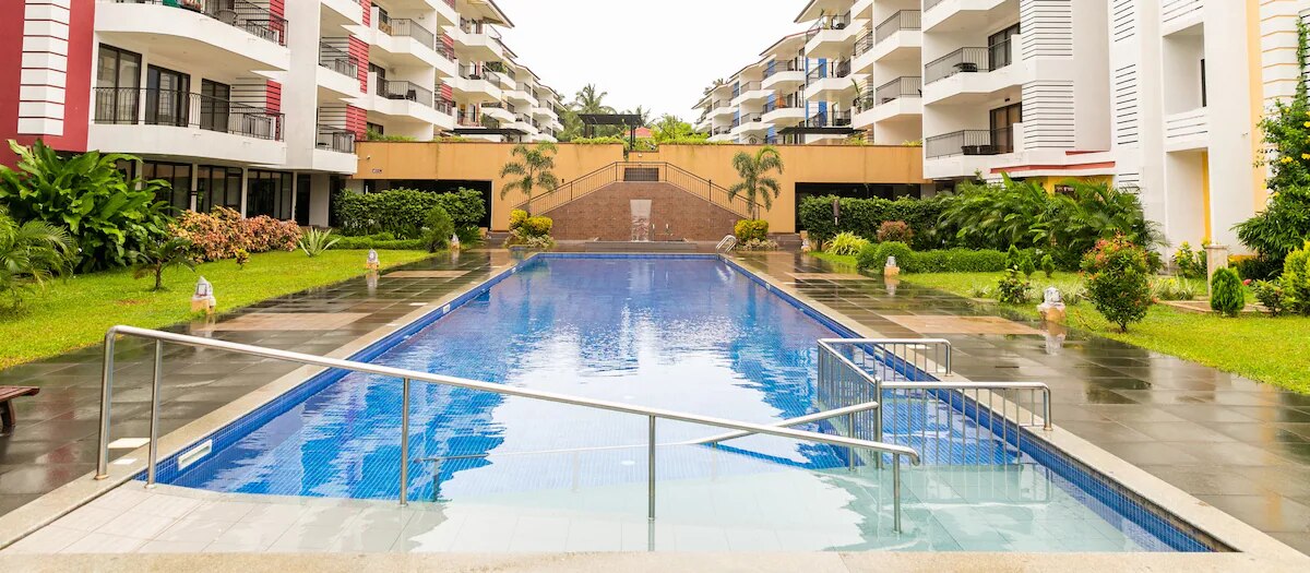 Elegant studio apartment at Baga 𝗕𝗢𝗢𝗞 Goa Apartment