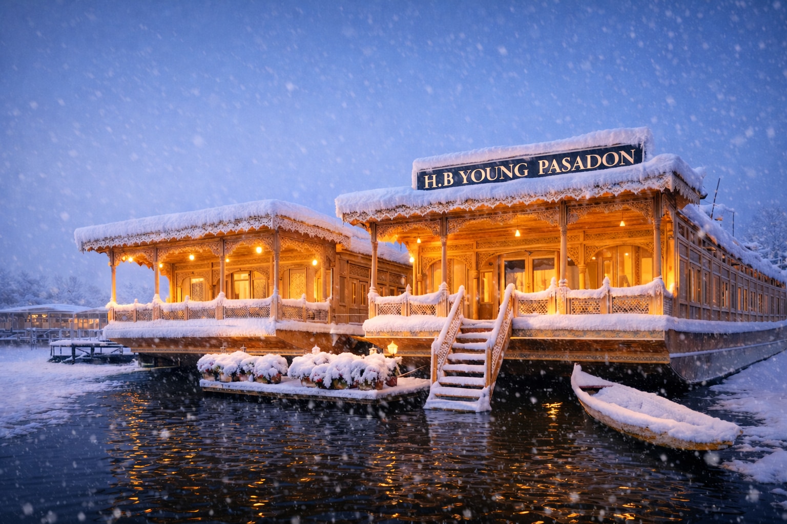 Houseboat stay in Kashmir
