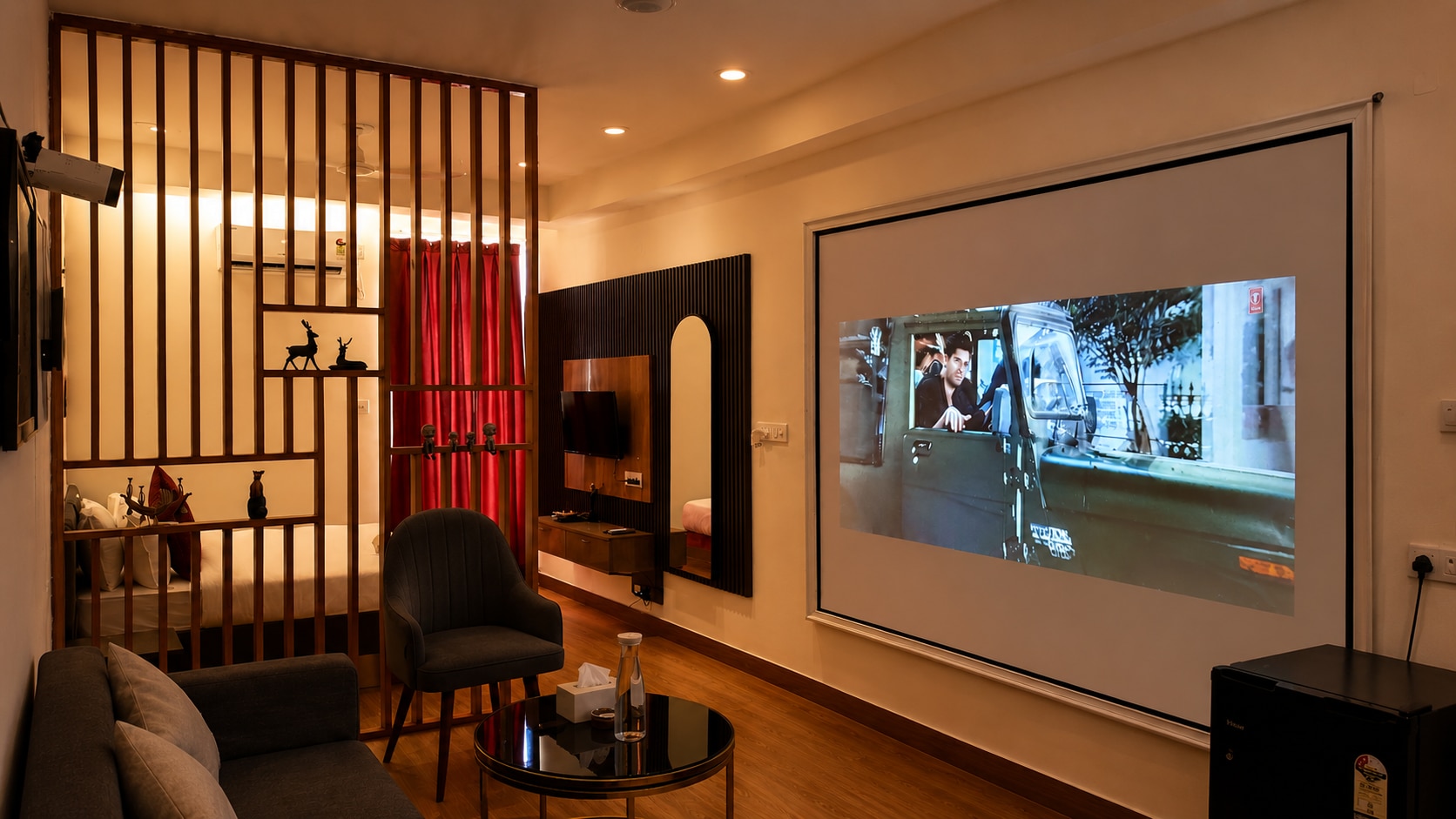 Address of Studio apartment Noida Extension with cinema vibe ...