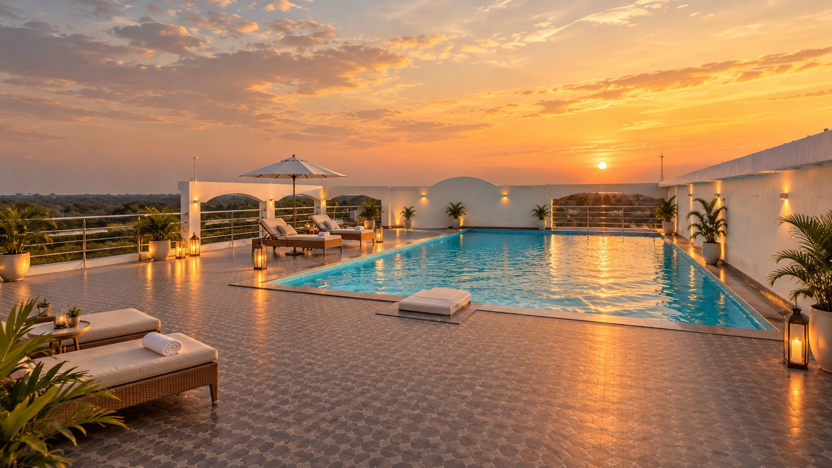 Dine By The Pool