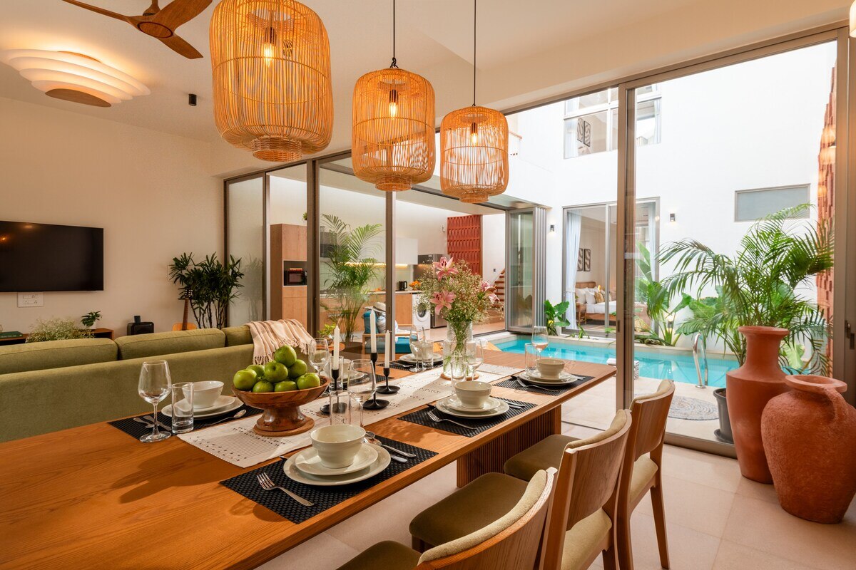 TBK VILLAS ,L4,VAGATOR, WITH PVT POOL ππ’π’π Goa Villa