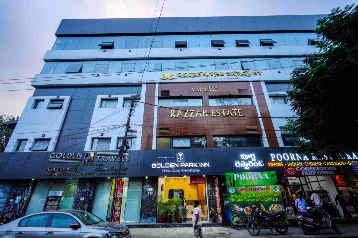 Interfaz de Goldenpark mostrando juegos y bonos