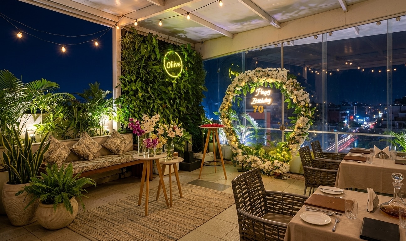 Oliive :The roof top lounge