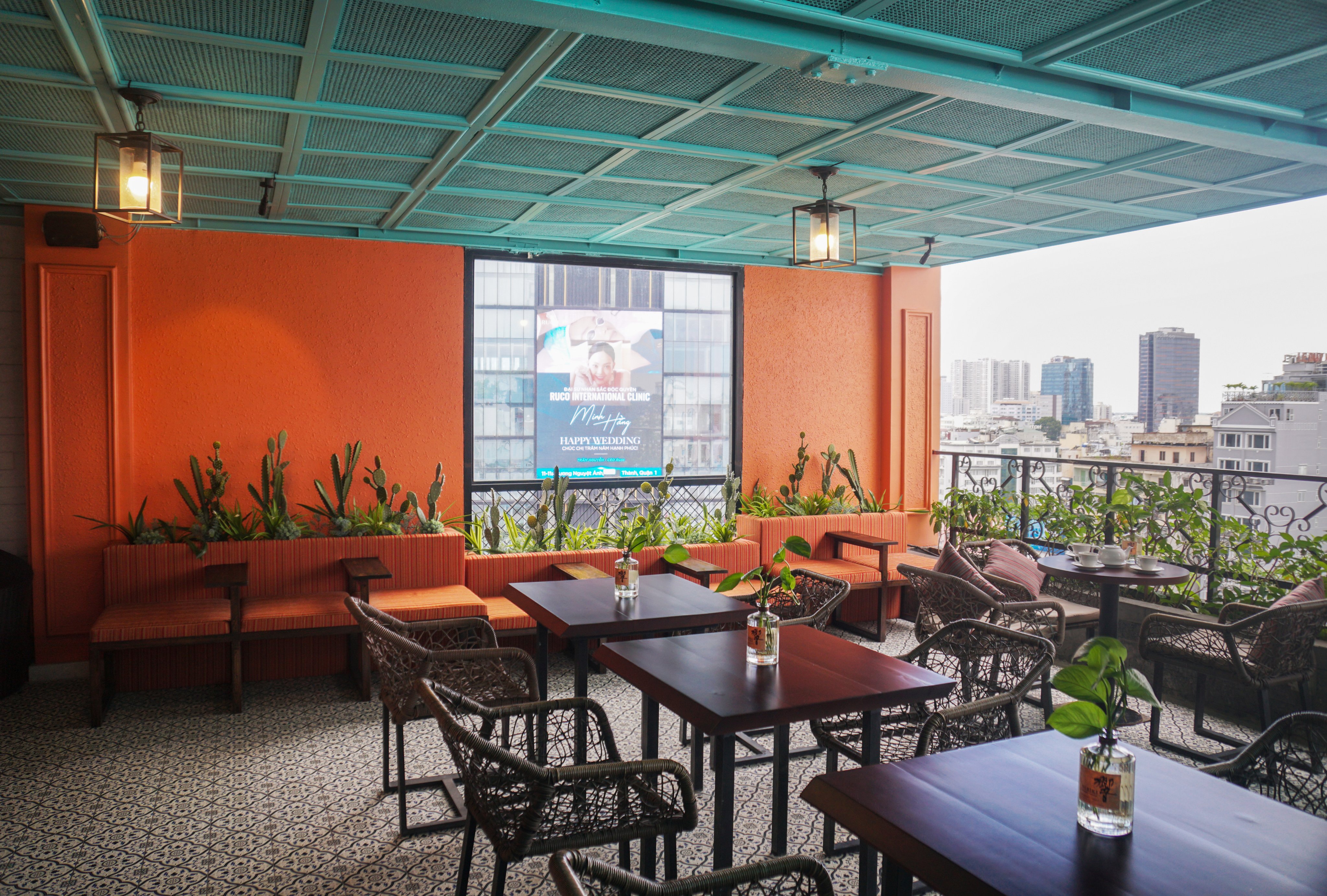 Aroma Rooftop Poolside Bar