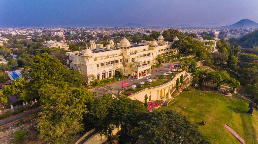 The Lalit Laxmi vilas palace - Tap to explore photos