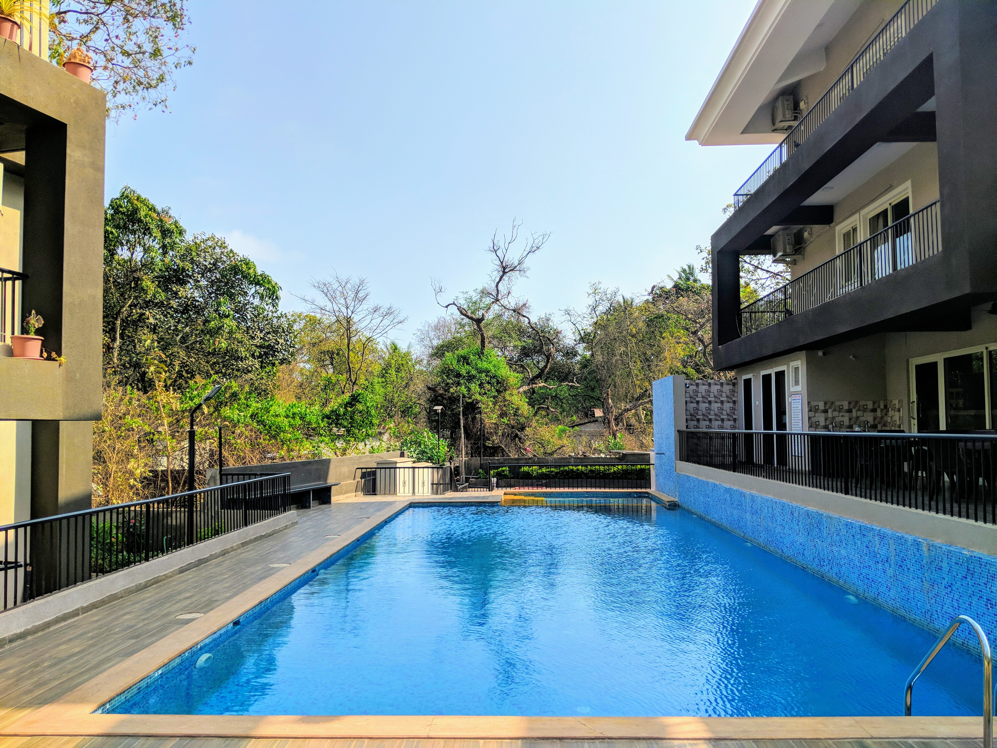 プール 2 Bedroom Apartment for 6 with Pool Anjuna Goa - Reviews, Photos