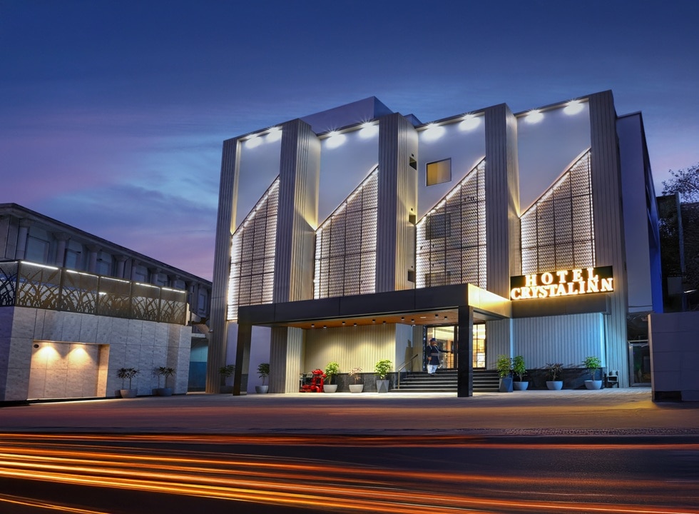Crystal Inn 𝗕𝗢𝗢𝗞 Agra Hotel