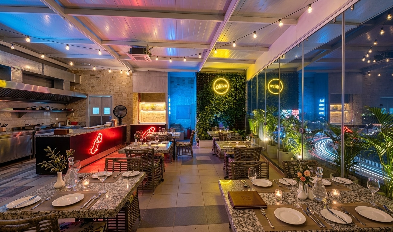 Oliive :The roof top lounge