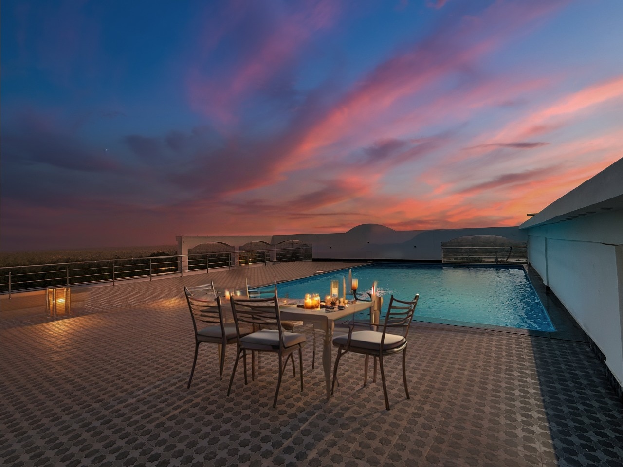 Dine By The Pool