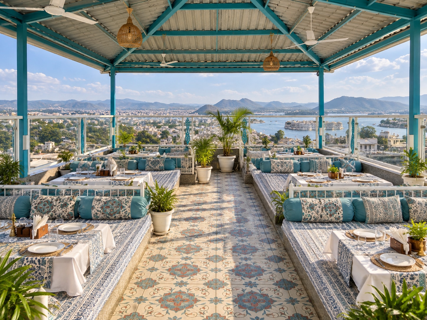 Ghati Pe - A Lakeview Rooftop Restaurant