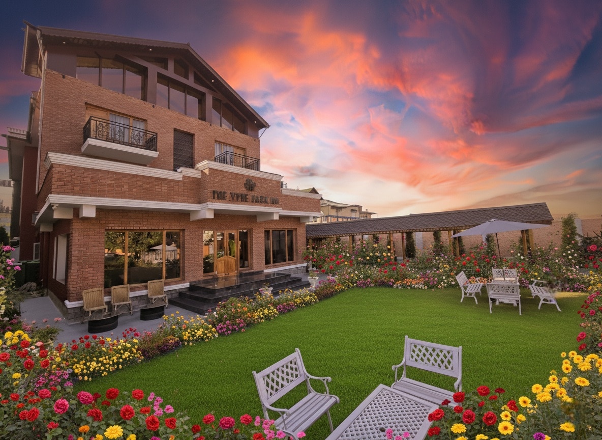 Hotel Hyde Park Inn (River Walk) 𝗕𝗢𝗢𝗞 Srinagar Hotel