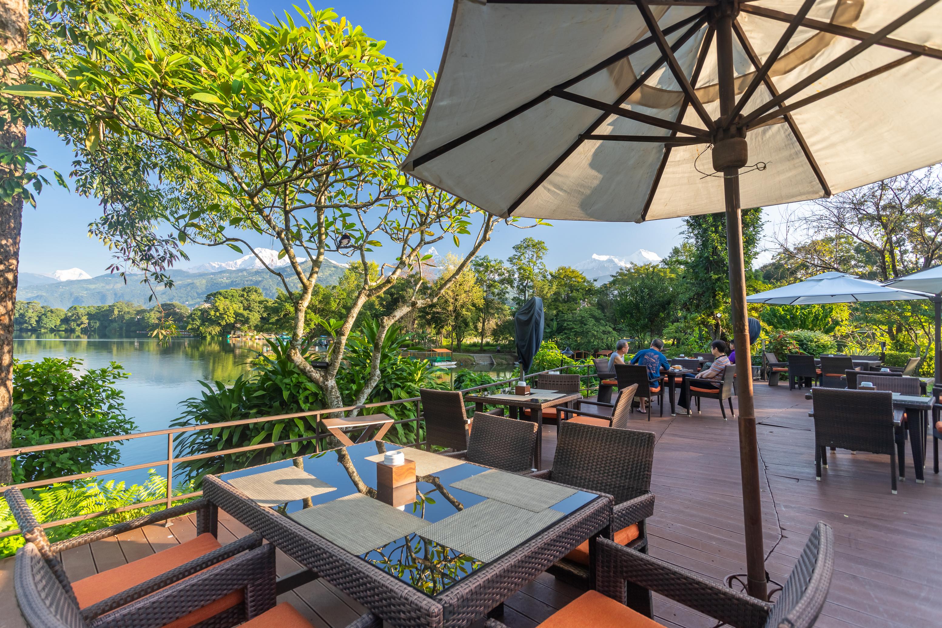 Deck by the lake