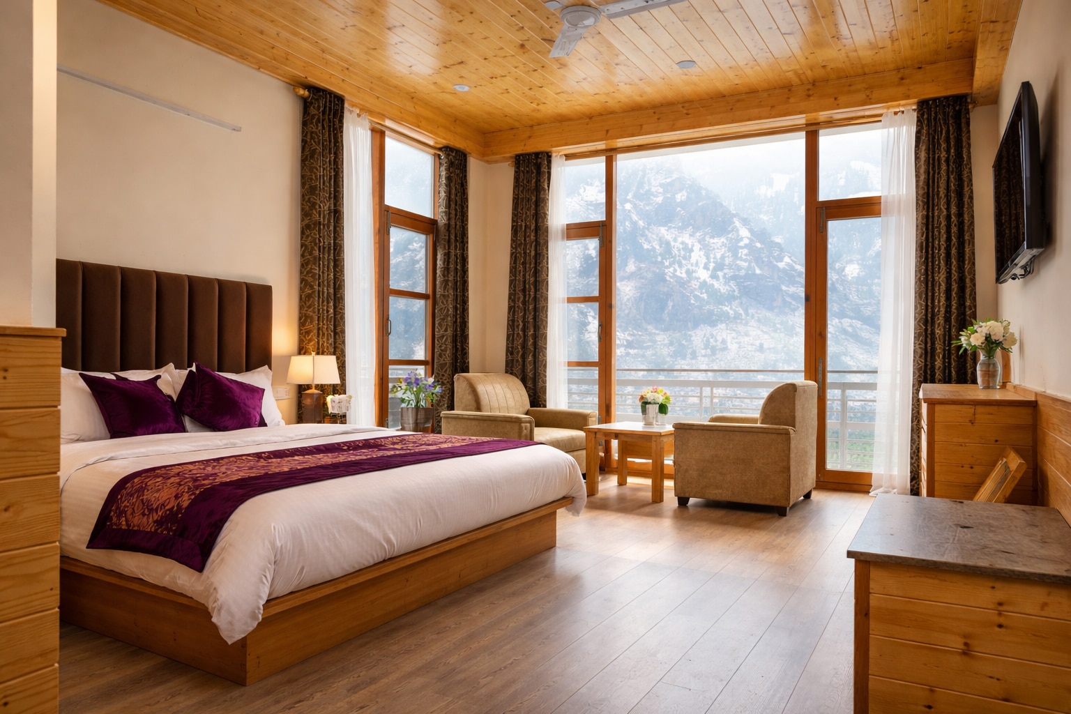 Vayza Heights Manali 𝗕𝗢𝗢𝗞 Manali Hotel