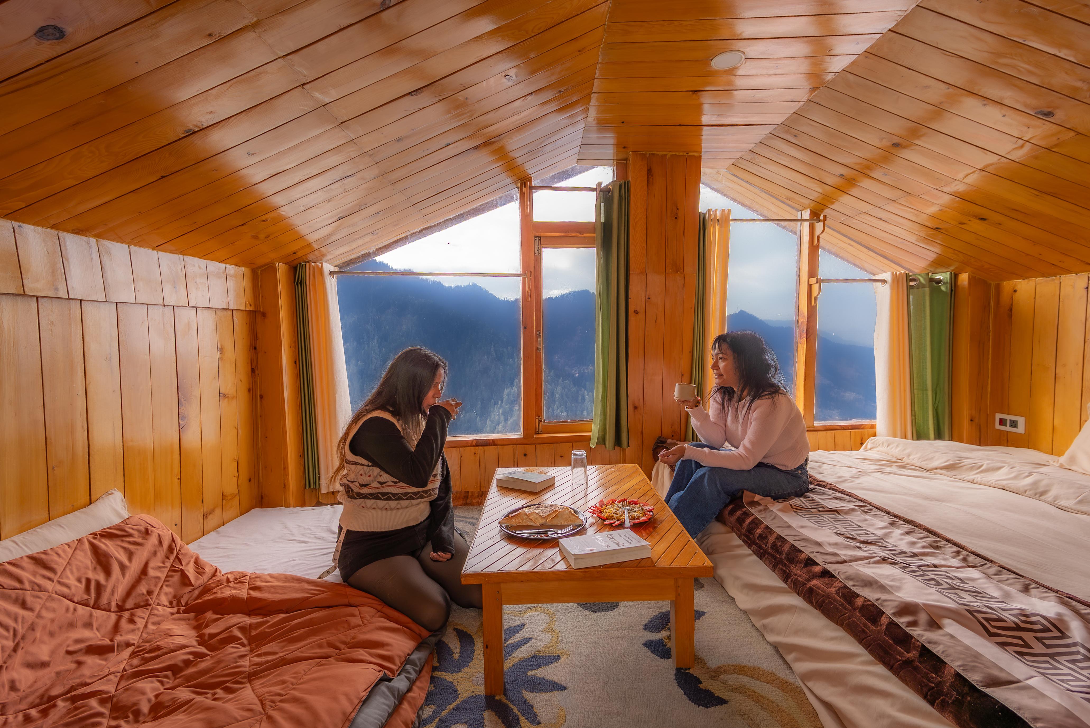 Shoja Stays By MakeBuz 𝗕𝗢𝗢𝗞 Jibhi Cottage