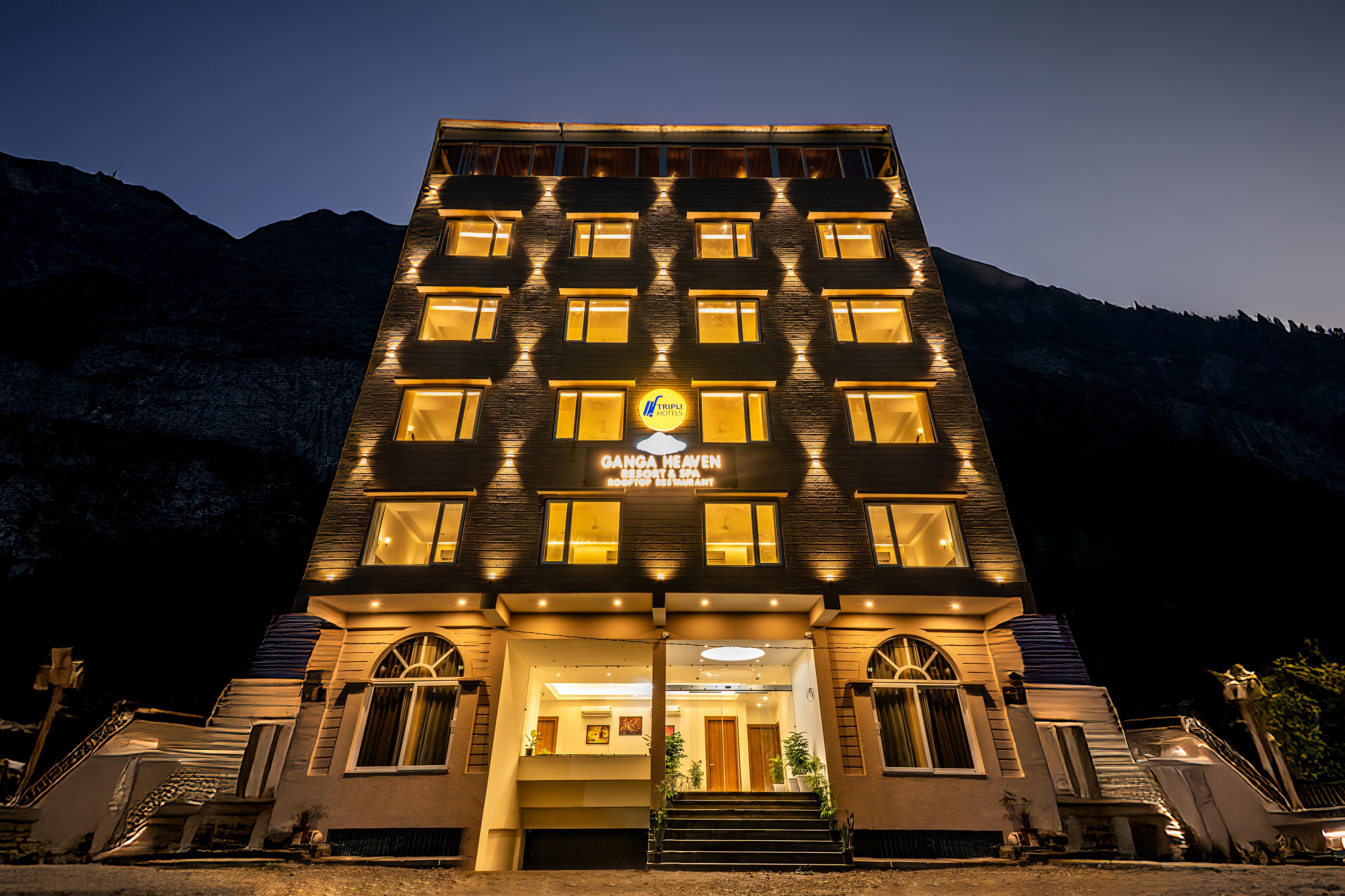 Tripli Hotels Ganga Heaven Rishikesh - Laxman Jhula 𝗕𝗢𝗢𝗞 Rishikesh Hotel