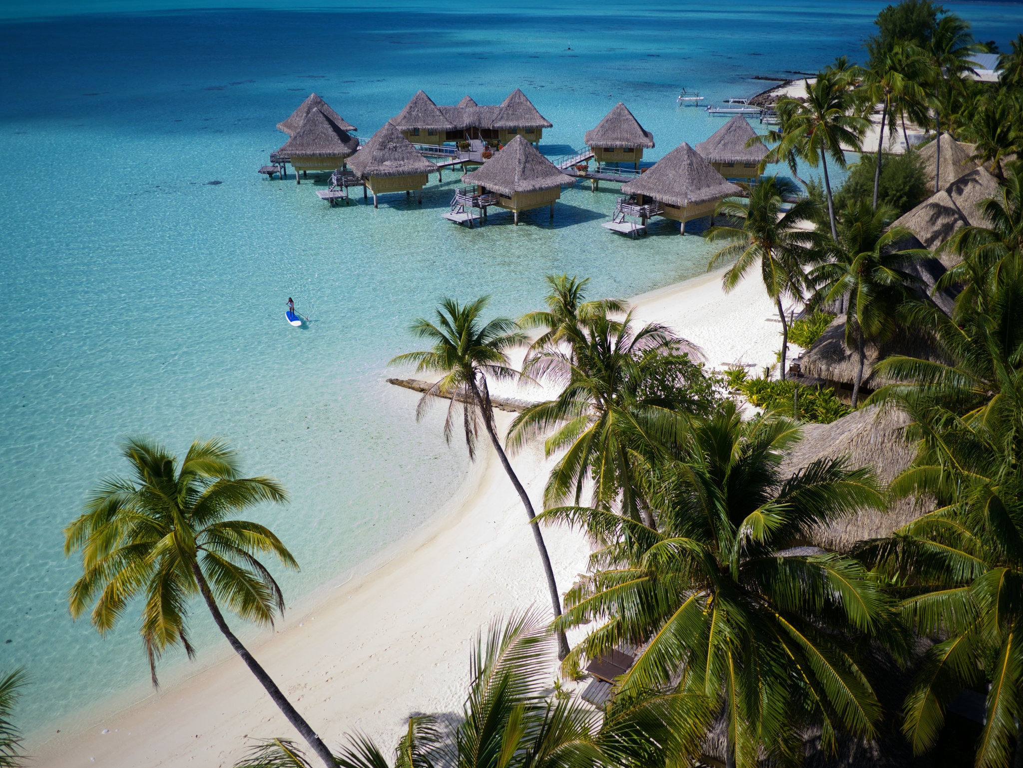 Resort Map Location Intercontinental Bora Bora Le Moana Resort