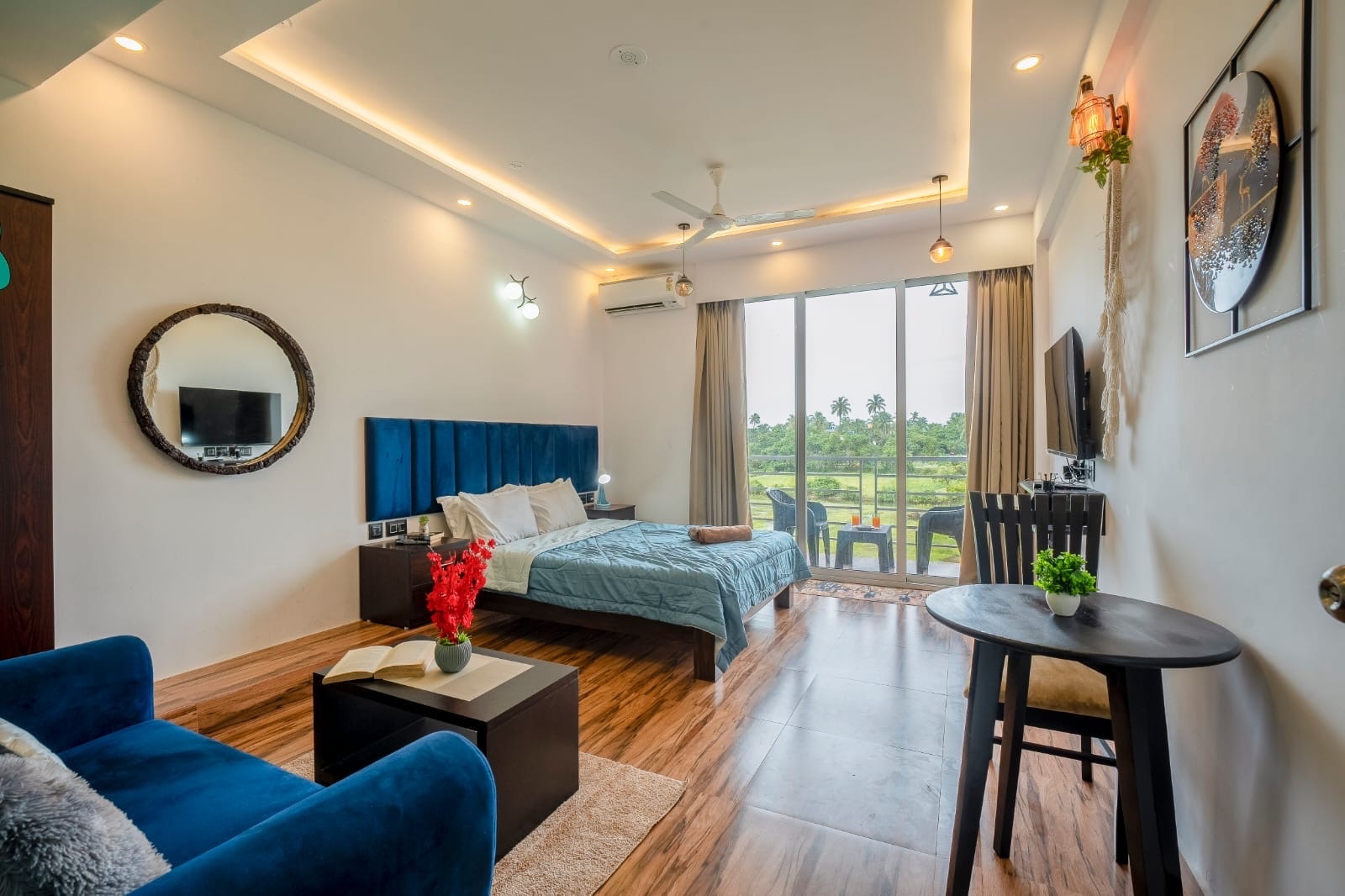 VoyNest 1 BHK Siolim Near Thalassa Anjuna 𝗕𝗢𝗢𝗞 Goa Apartment
