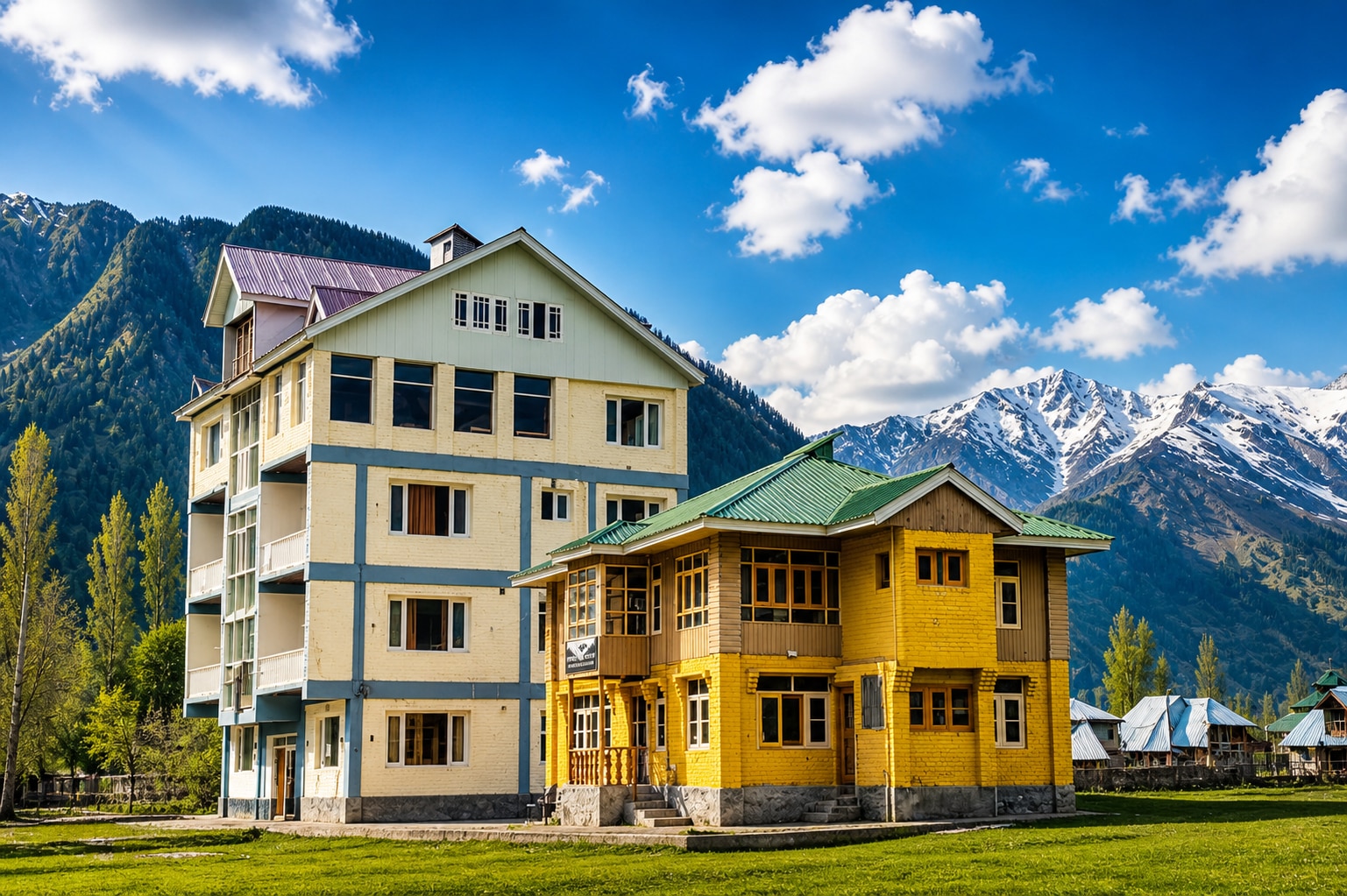 Pine Tree Resort Gurez 𝗕𝗢𝗢𝗞 Bandipore Resort