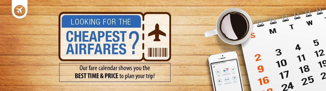 Airfare Calendar Check For The Cheapest Fares Before Booking Your Travel 