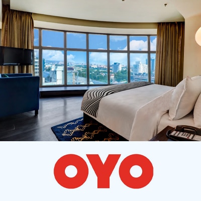 FLAT 15% OFF* on Oyo Hotels 