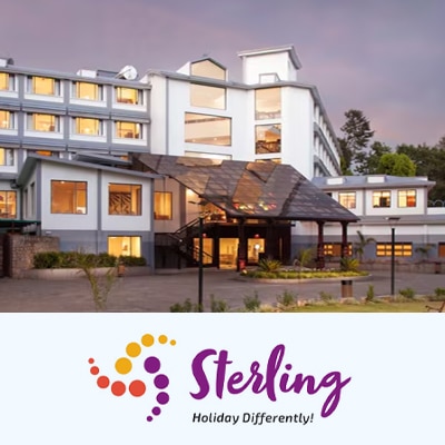 Up to 40% OFF on Sterling Holiday Resorts.