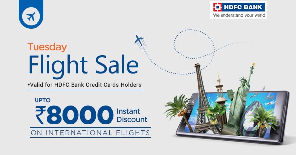 Flight disxount on make my trip forex hdfc card